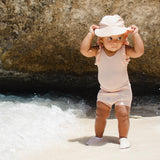 Blebadedragt Neopren - Misty Rose