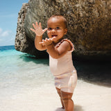 Blebadedragt Neopren - Misty Rose