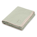 Quilted tæppe - Olive Mist 