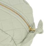 Quilted Makeup taske - Olive Mist 