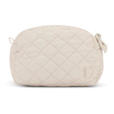 Quilted Toilet taske - Oyster Grey 
