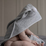 Babyhåndklæde med hætte - Oak 