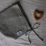 Bonnet Hat Grey Dune GOTS