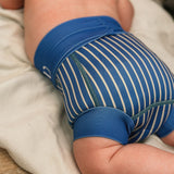 Blebadebukser Neopren - Azure - Striped