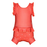 Blebadedragt Neopren - Berry - Dots
