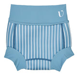 Blebadebukser Neopren - Blue Shadow - Striped 