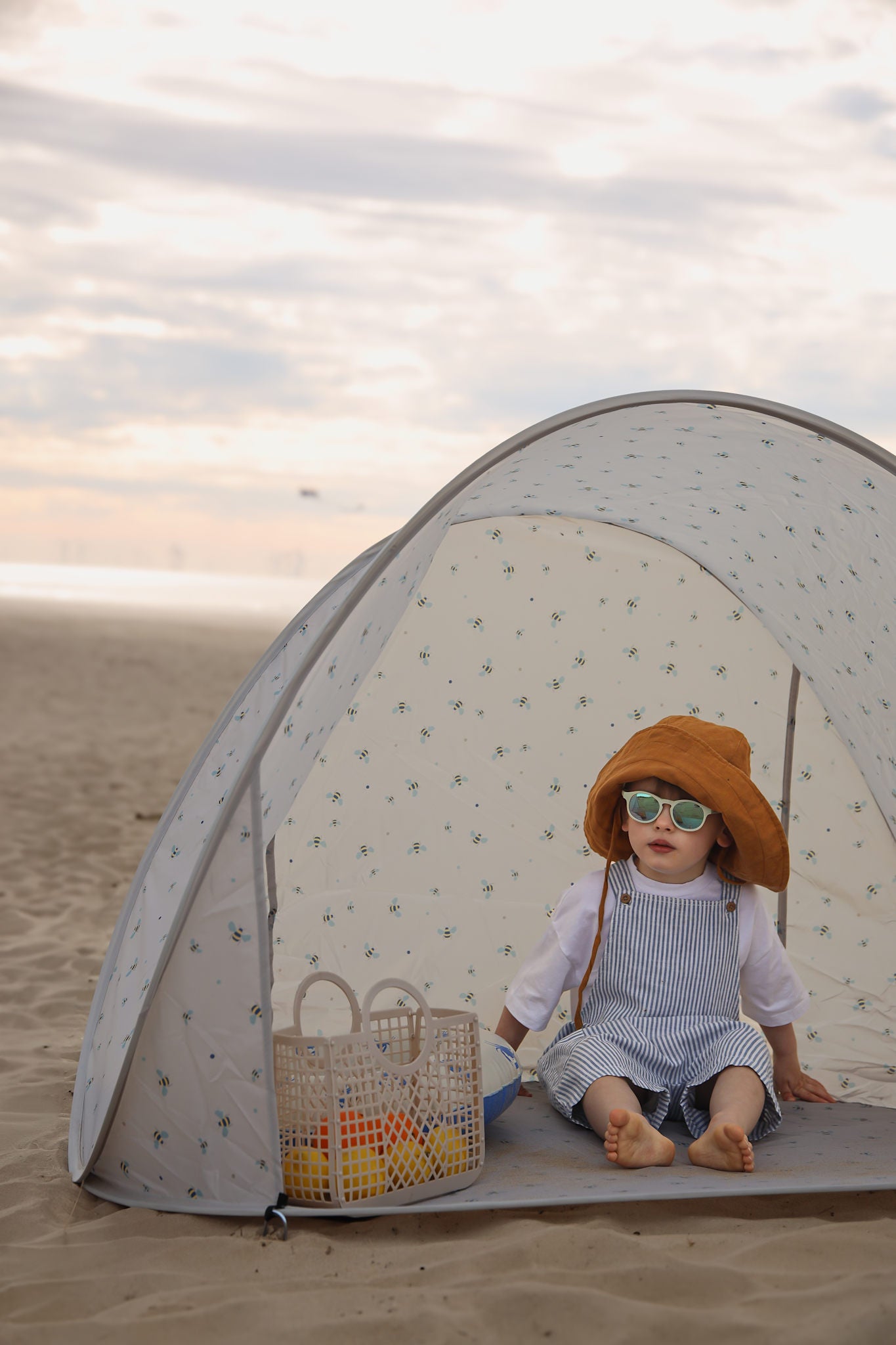 Strandtelt Classic - Pop Up - Honeybee Happy - UV50+
