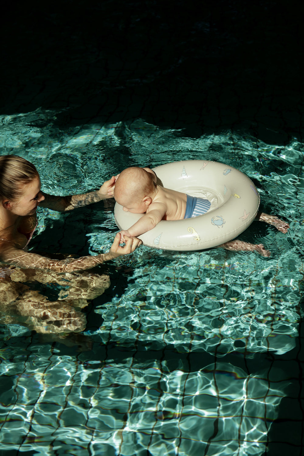 Baby badering - Water Lily Sand Rose
